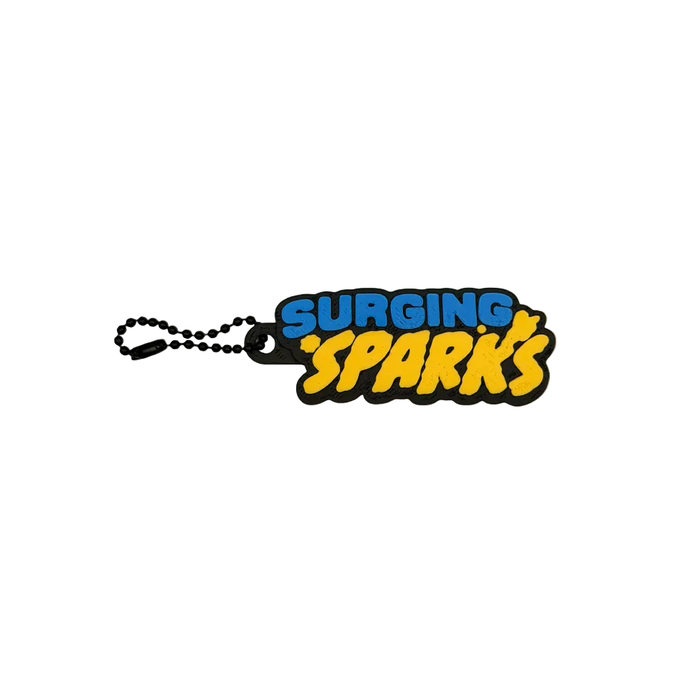 3D Print - Binder Set Tag Keychain Surging Sparks
