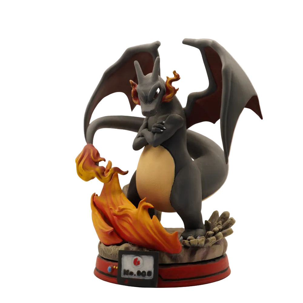 Shiny Charizard Pokémon Statue