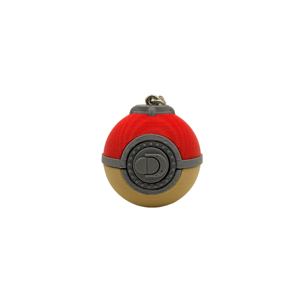 The First Poke Ball 3D keychain