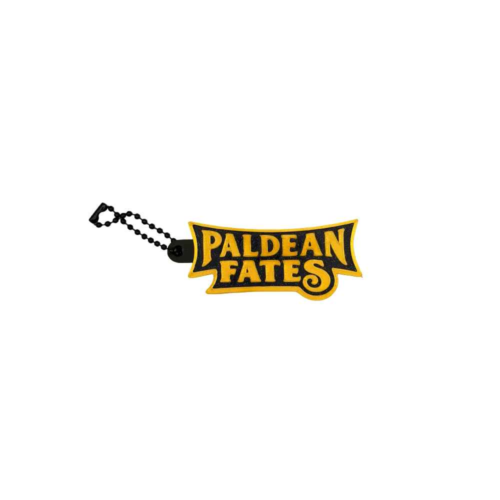 3D Print - Binder Set Tag Keychain Paldean Fates