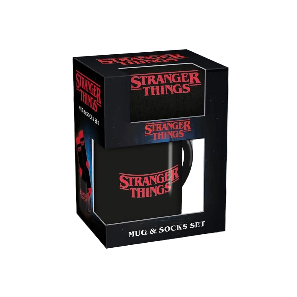 Stranger Things - Logo Gift Set (Mug 325ml & Socks)