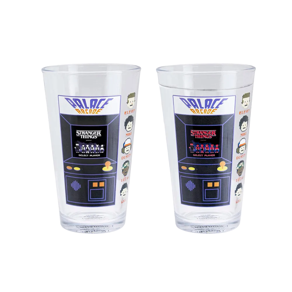 Stranger Things Palace Arcade Machine glass 450ml