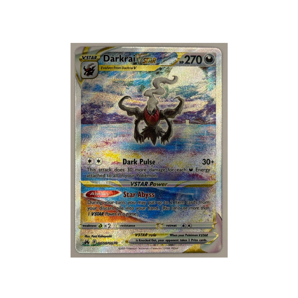 Darkrai Vstar Crown Zenith GG50/GG70