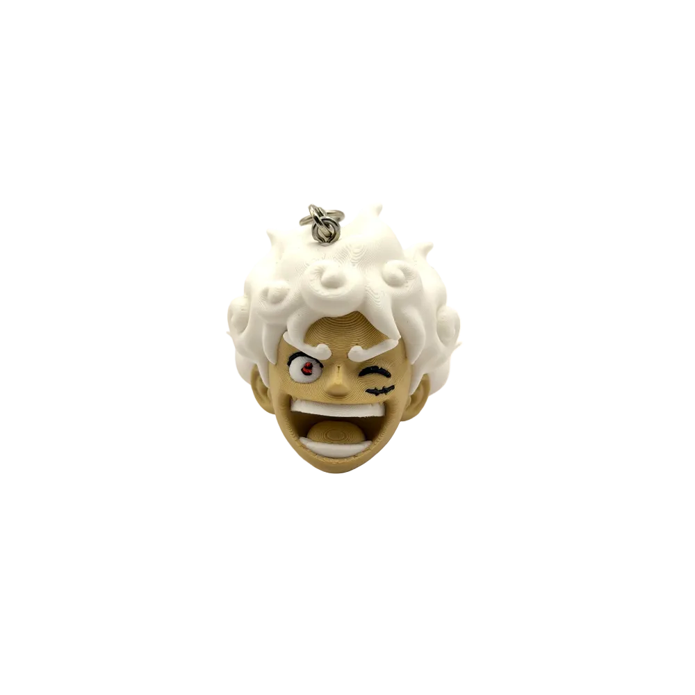 Luffy Gear 5 3D keychain