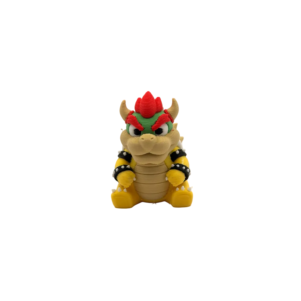 Super Mario Bowser 3D keychain