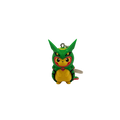 Pikachu Rayquaza 3D keychain