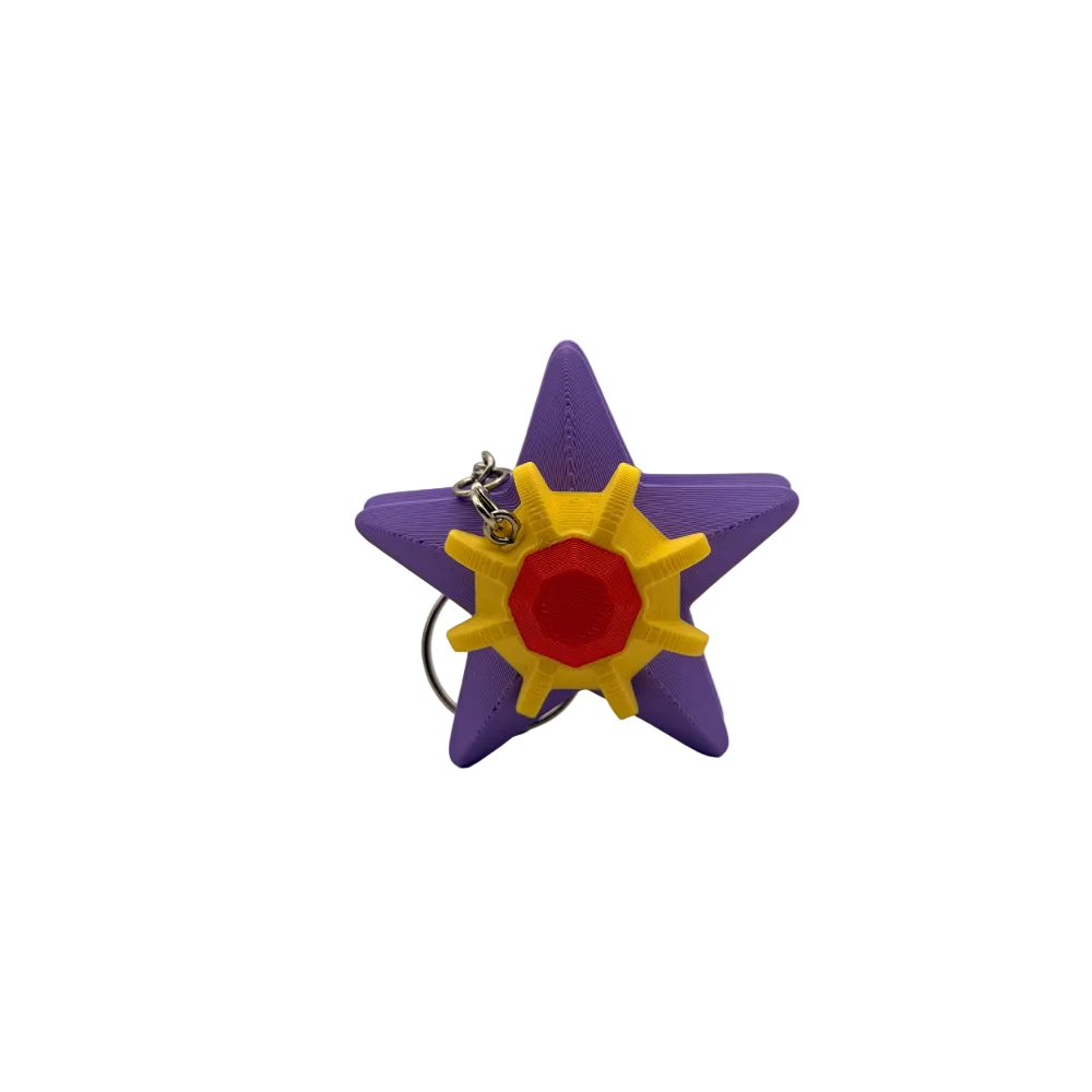 Starmie 3D keychain