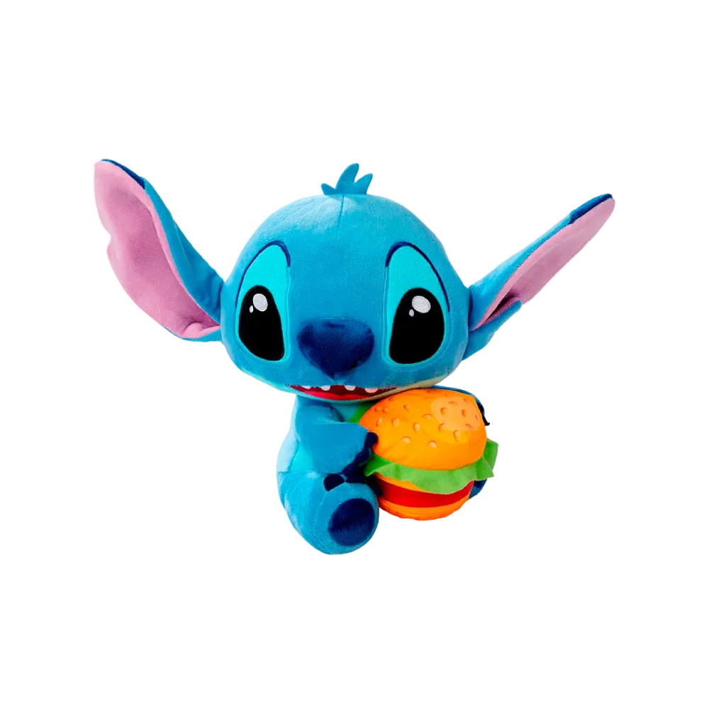 Disney Stitch Hamburger plush toy 25cm