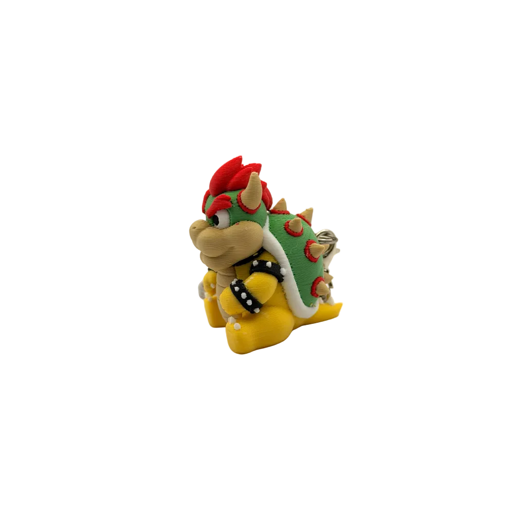 Super Mario Bowser 3D keychain