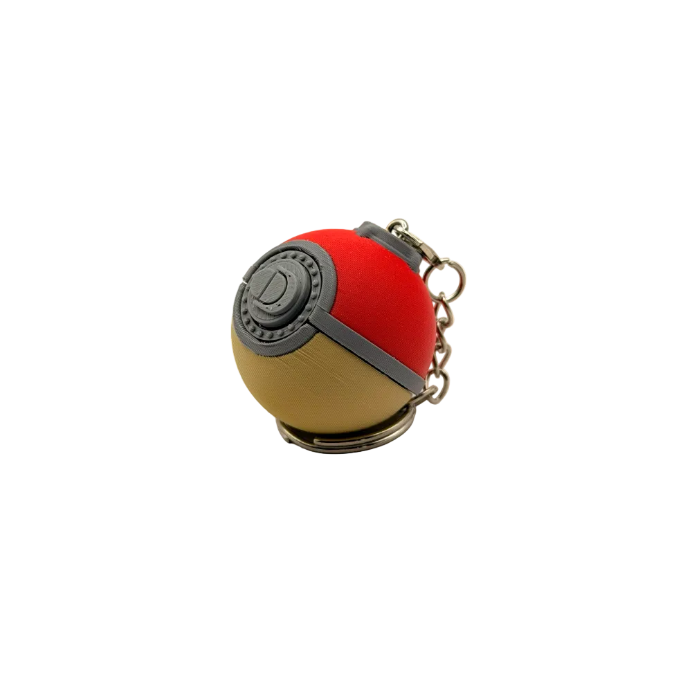 The First Poke Ball 3D keychain