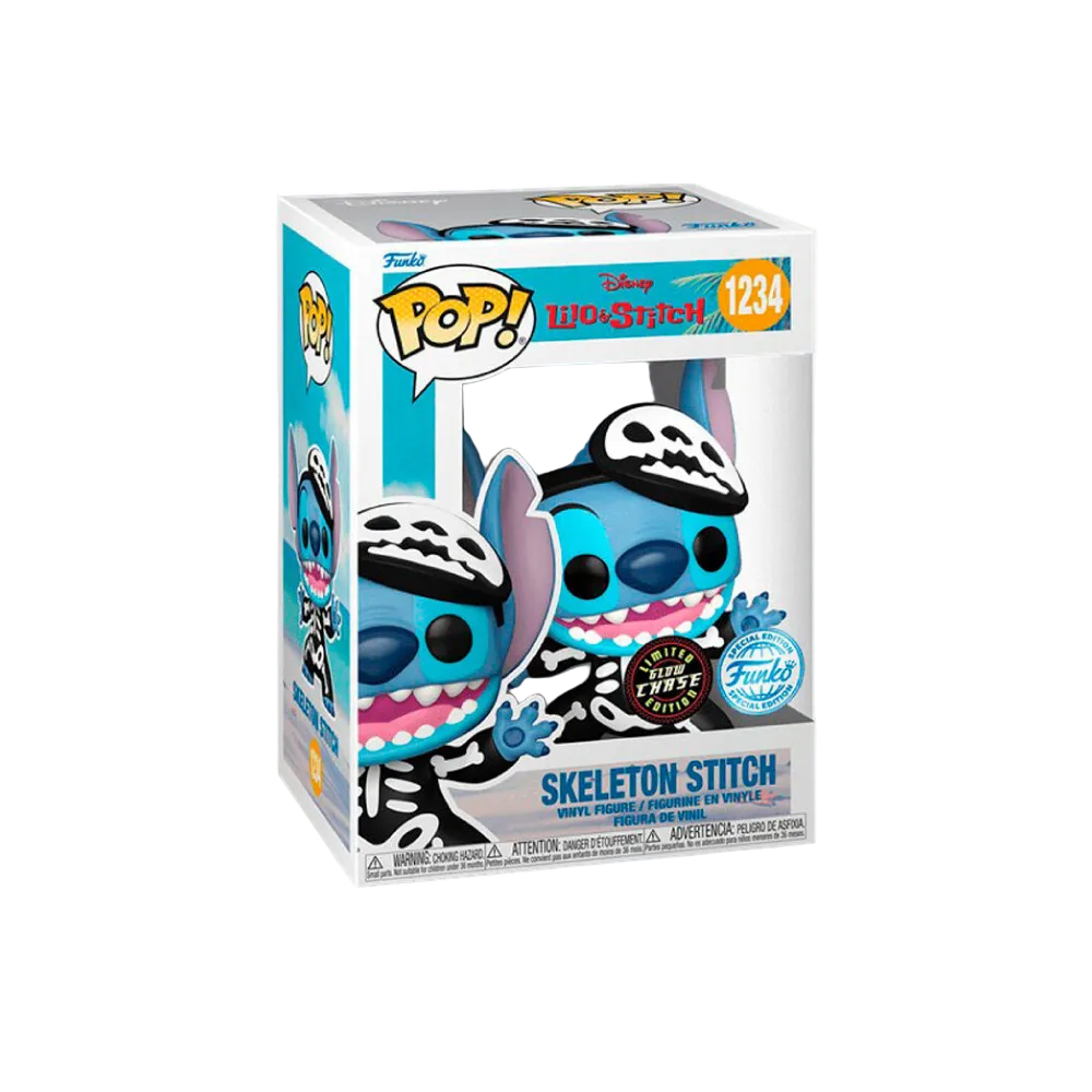 POP figure Disney Lilo & Stitch Skeleton Stitch Chase Exclusive