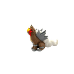 Entei 3D keychain