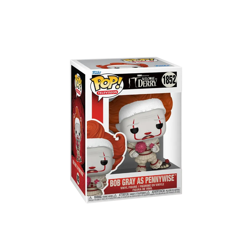 POP figure IT Welcome To Derry Bob Gray as Pennywise