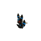 Shiny Umbreon 3D keychain