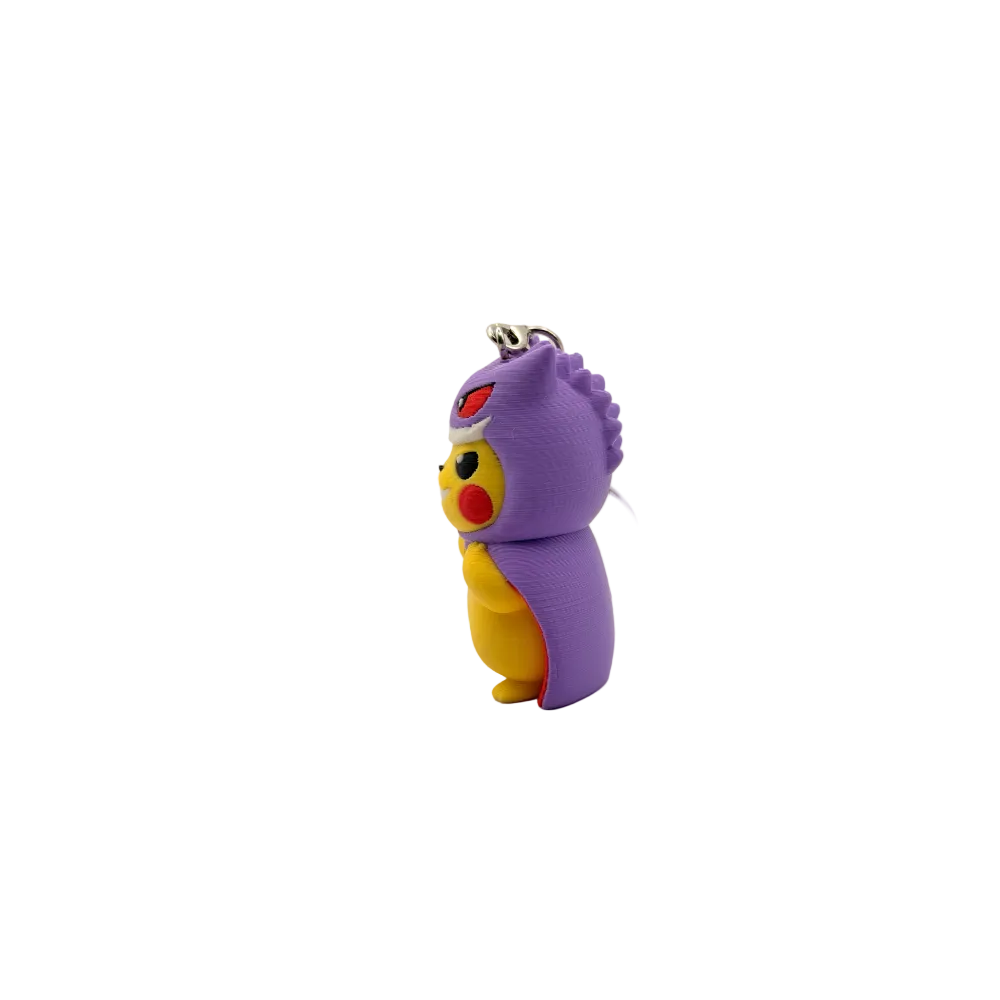 Pikachu Gengar 3D keychain