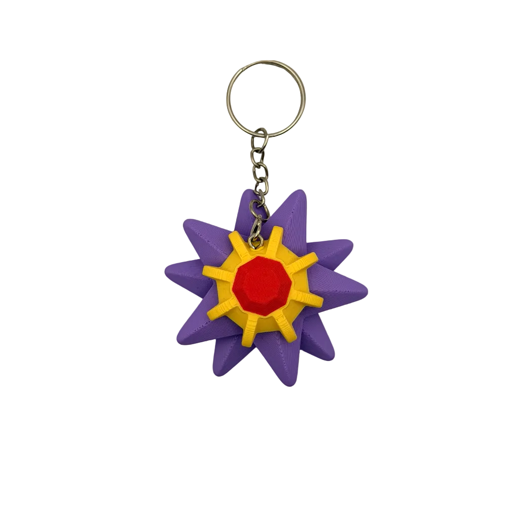 Starmie 3D keychain