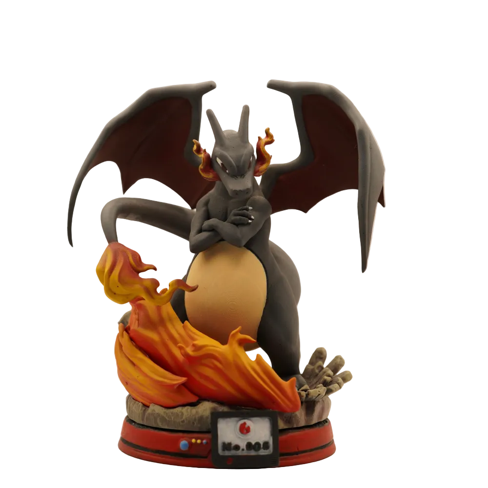 Shiny Charizard Pokémon Statue