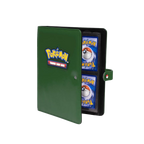 Ultra Pro 4-Pocket Premium Snap Binder Pokemon: Green