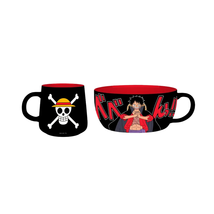 One Piece - Luffy Breakfast Set (Mug + Bowl)