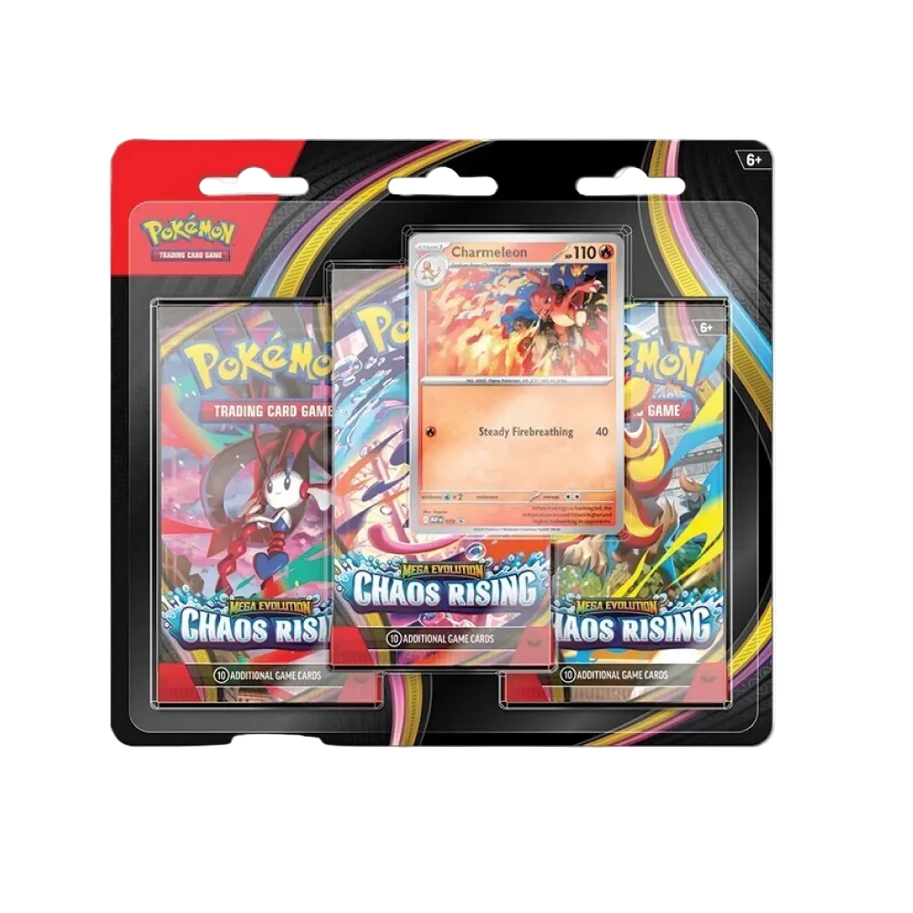 Pokemon TCG: Mega Evolution Chaos Rising 3-Booster Blister