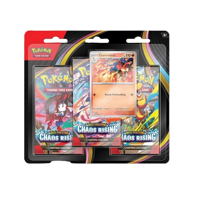 Pokemon TCG: Mega Evolution Chaos Rising 3-Booster Blister