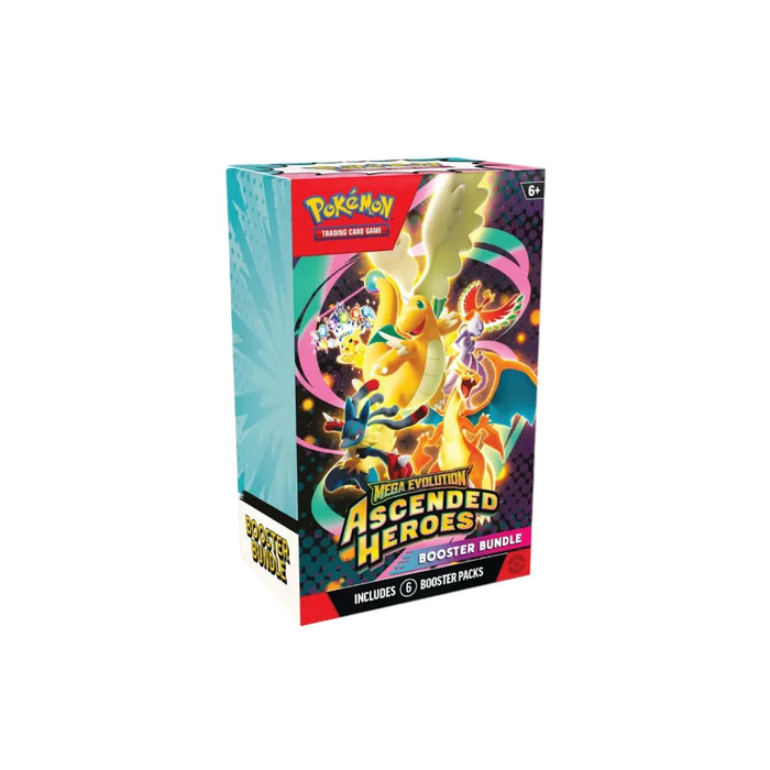 Pokemon TCG Mega Evolution Ascended Heroes Booster Bundle 6 Pack