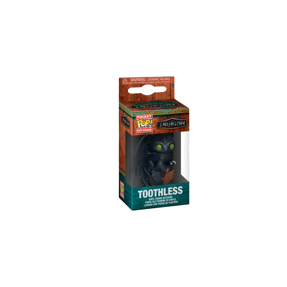 Pocket POP Keychain Deluxe How to Train Your Dragon Toothless