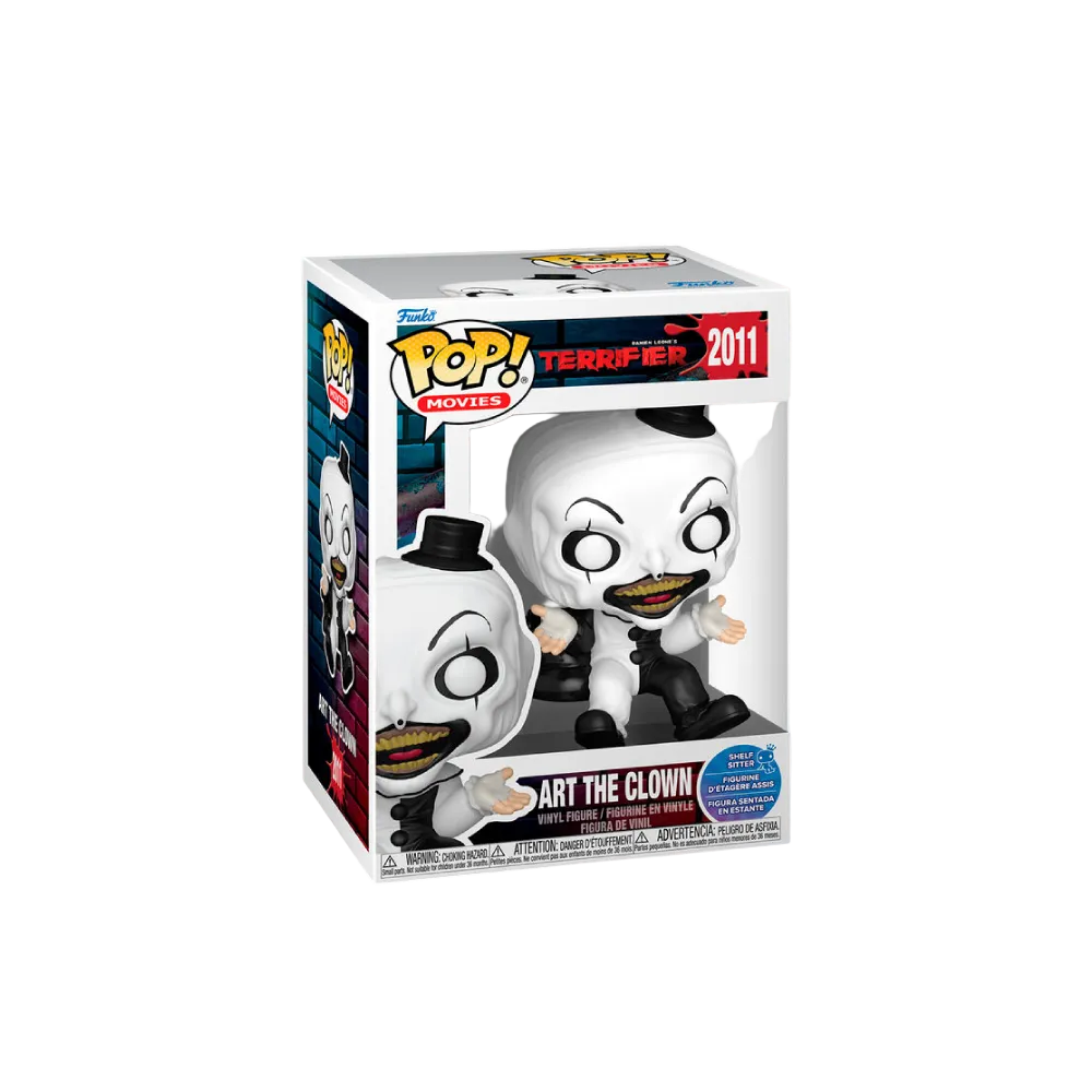 POP figure Terrifier-Art the Clown Shelf Sitter