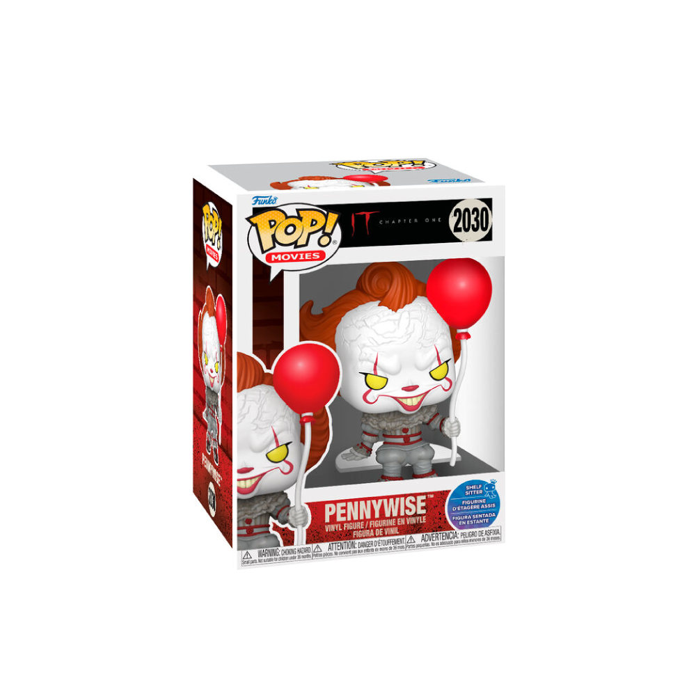 POP figure IT Chapter One Pennywise with Balloon Shelf Sitter